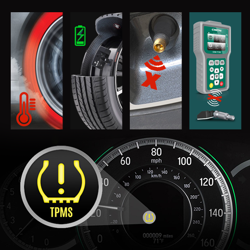 What does the TPMS dashboard light/warning indicate?