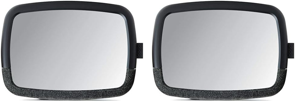 CDWTPS 360 Pivot Baby in-Sight® Wide Angle Adjustable Car Mirror, Crash Tested and Shatter Resistant, Black (Pack of 2)