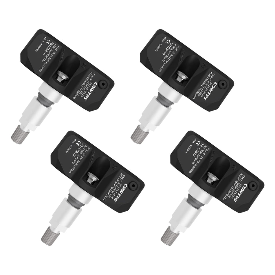 CDWTPS Tire Pressure Sensor,36236798726 TPMS Sensor,433MHZ Tire Pressure Monitoring System Sensor Replacement for 2006-2011 BMW Mini Rolls-Royce(4 Pack)