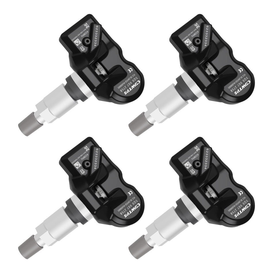 CDWTPS TPMS Sensor,433MHZ Tire Pressure Monitor System 4-Pack for BMW| Mini Replaces# 36106798872 36106890964 36106874830