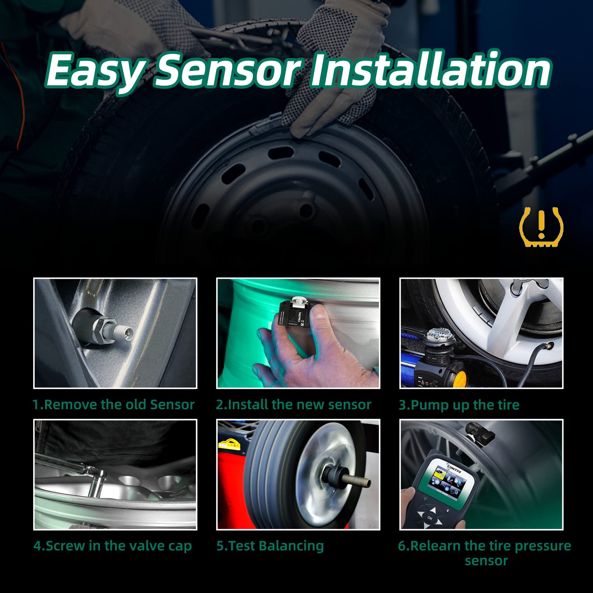 For Toyota-Camry Tacoma Land Cruiser 42607-48010 42607-06030 TPMS Tire Pressure Sensor Monitor 315mhz Pmv C015 426070603 I.570960551 For Toyota-Camry Tacoma Land Cruiser 42607-48010 42607-06030 TPMS Tire Pressure Sensor Monitor 315mhz Pmv C015 426070603 I.570960551