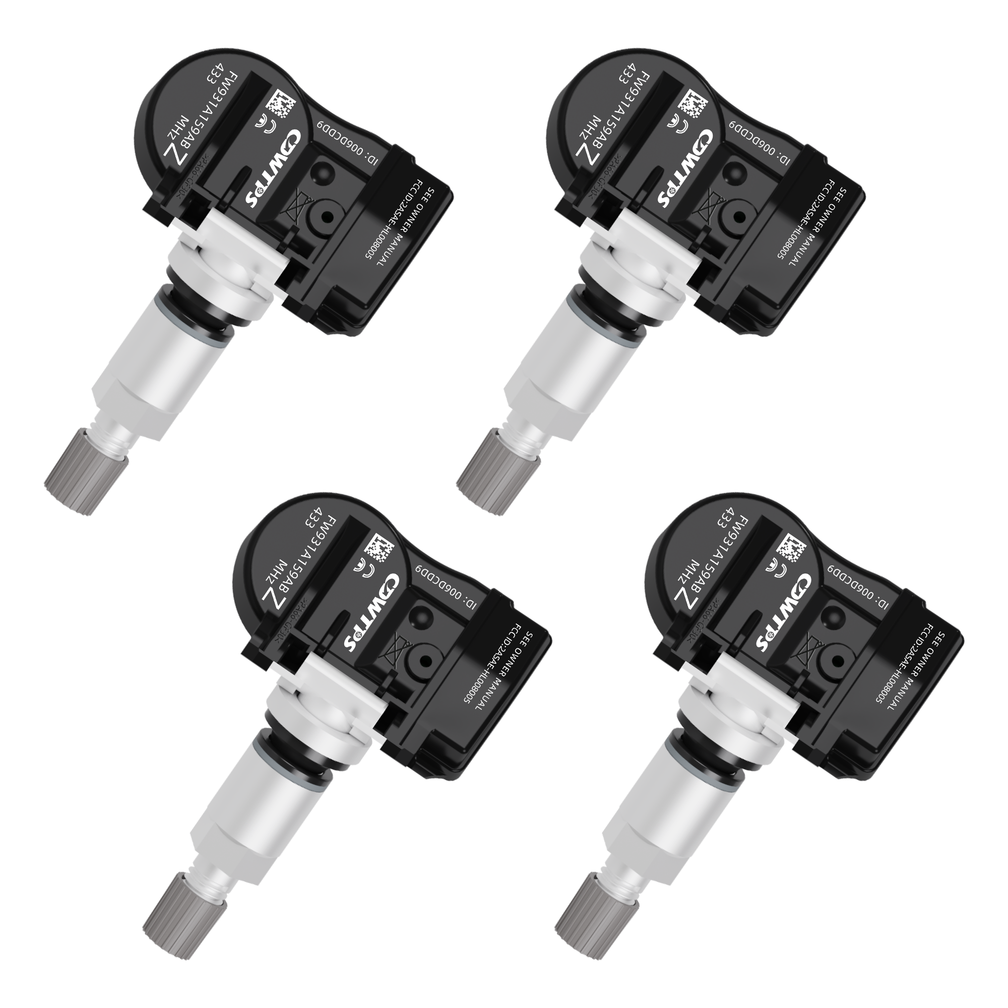 CDWTPS TPMSセンサー 315MHz タイヤ空気圧モニターシステム 4パック 08-17 トヨタ セコイア タンドラ 07-20 トヨタ シエナ 交換用 # 42607- CDWTPS TPMS Sensor, 2-in-1 Dual Frequency (315MHz + 433MHz) OE Grade  Pressure Monitoring System Sensor, Fits 98% of Vehicles (Press Fit, Metal  Valve,